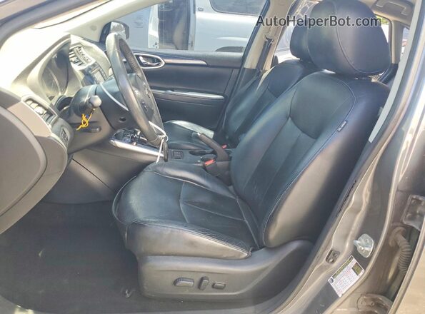 3N1AB7AP9GY273556 2016 NISSAN SENTRA Charcoal წინა სალონის ხედი