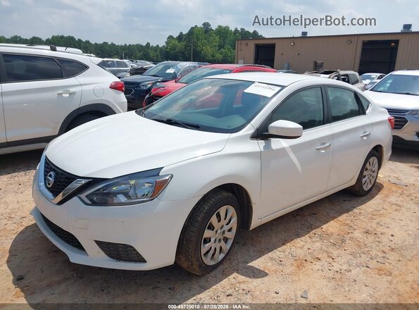3N1AB7AP9GY286503 2016 NISSAN SENTRA White წინა მარცხენა ხედი სამი მეოთხედიდან