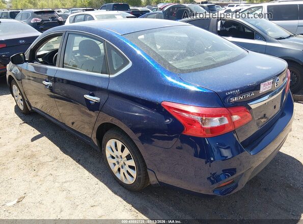 3N1AB7AP9GY287943 2016 NISSAN SENTRA Blue უკანა მარცხენა