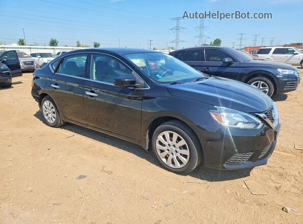 3N1AB7AP9GY311030 2016 NISSAN SENTRA Black Przód prawy