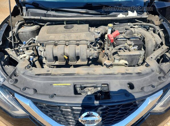 3N1AB7AP9GY311030 2016 NISSAN SENTRA Black Widok wnętrza z tyłu