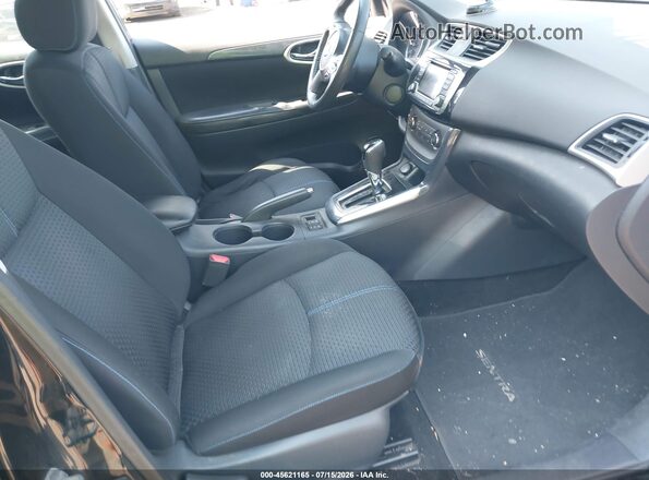 3N1AB7AP9GY322948 2016 NISSAN SENTRA Black Вид салону спереду