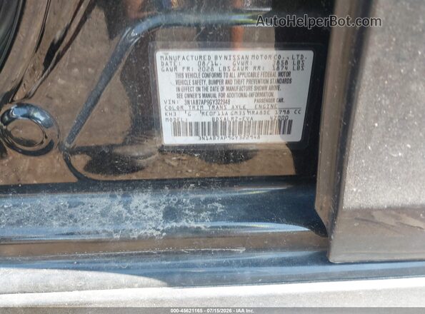 3N1AB7AP9GY322948 2016 NISSAN SENTRA Black Вид підкапотного простору