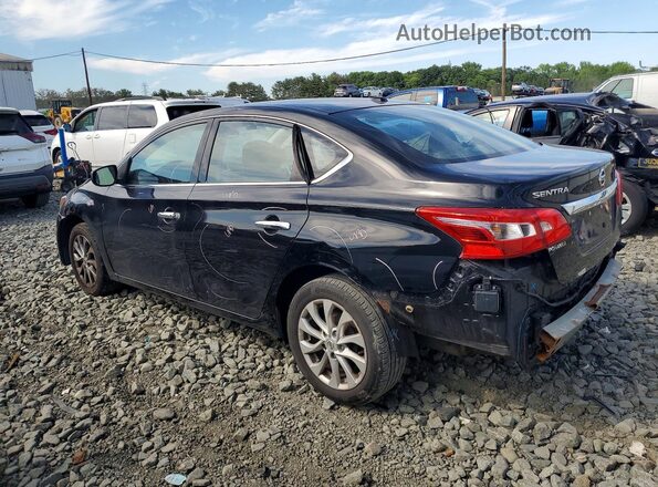 3N1AB7AP9GY330872 2016 NISSAN SENTRA Black Trasero izquierdo