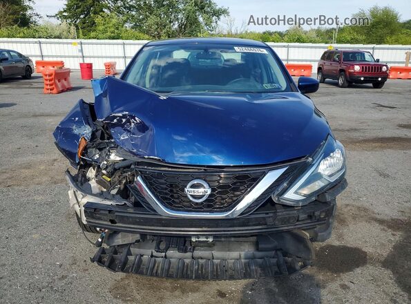 3N1AB7AP9HL716674 2017 NISSAN SENTRA Blue Vista frontal