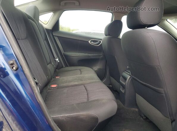 3N1AB7AP9HL716674 2017 NISSAN SENTRA Blue Vista de los asientos traseros