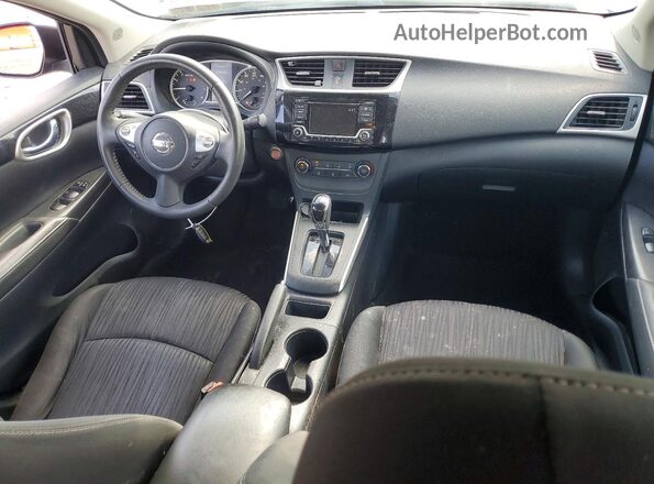 3N1AB7AP9HL716674 2017 NISSAN SENTRA Blue Vista del salpicadero