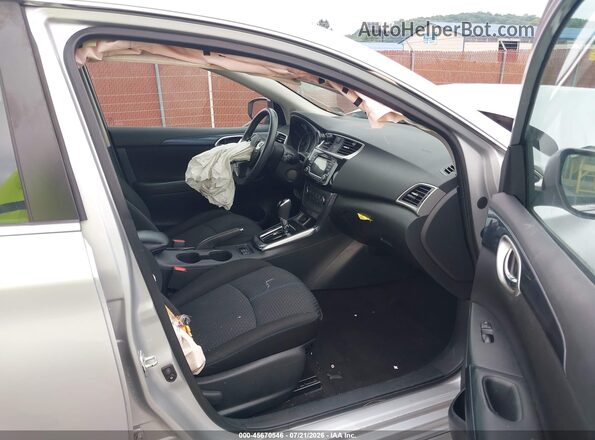 3N1AB7AP9HY208062 2017 NISSAN SENTRA Silver Սալոնի դիմացի տեսք