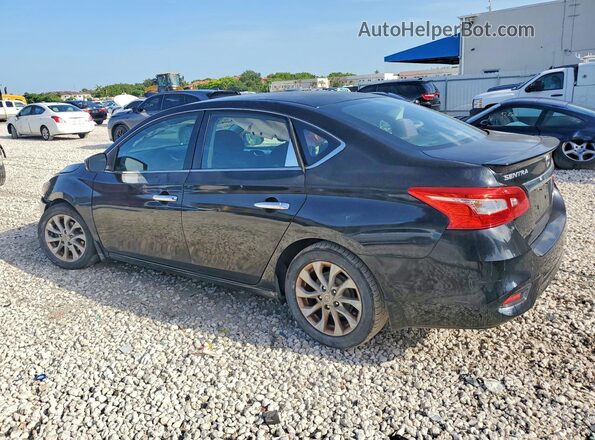 3N1AB7AP9HY256502 2017 NISSAN SENTRA Black Задня ліва чверть