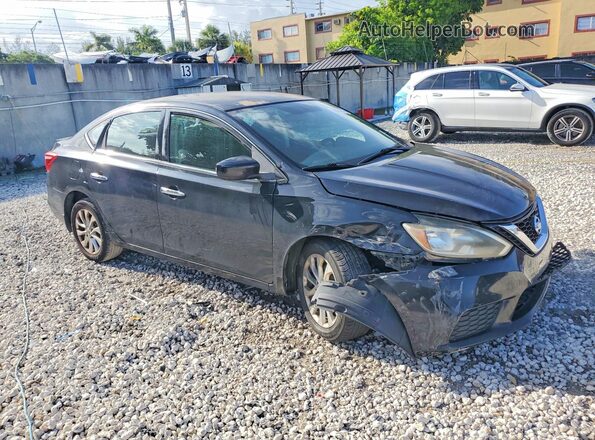3N1AB7AP9HY256502 2017 NISSAN SENTRA Black Передня права чверть