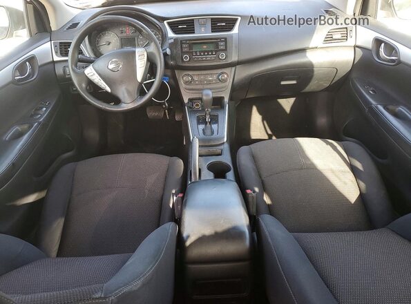 3N1AB7AP9HY256502 2017 NISSAN SENTRA Black Вид панелі приладів