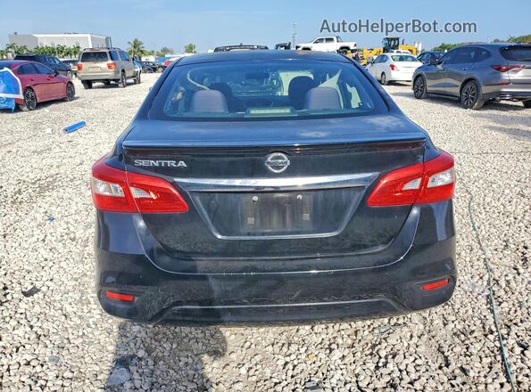 3N1AB7AP9HY256502 2017 NISSAN SENTRA Black Вид ззаду
