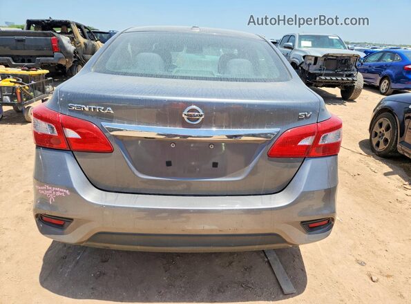 3N1AB7AP9HY264938 2017 NISSAN SENTRA Silver უკანა ხედი