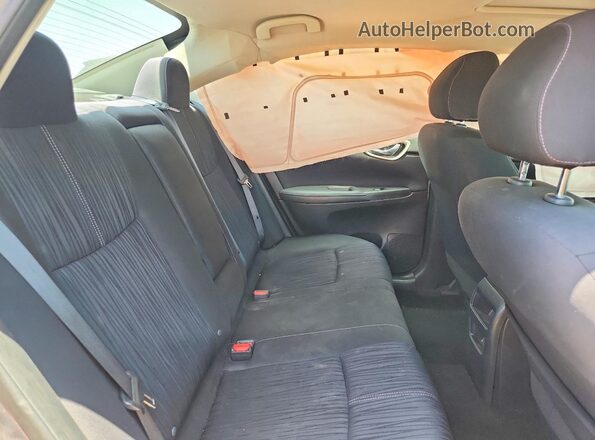 3N1AB7AP9HY264938 2017 NISSAN SENTRA Silver უკანა სავარძლების ხედი