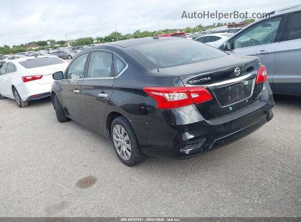 3N1AB7AP9HY268519 2017 NISSAN SENTRA Black Tył lewy