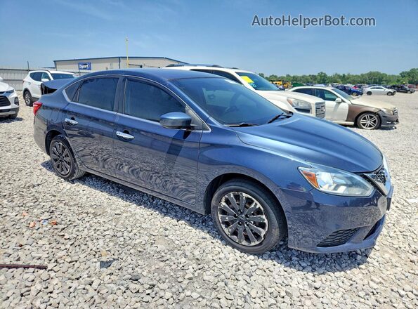 3N1AB7AP9HY285806 2017 NISSAN SENTRA Blue Front right