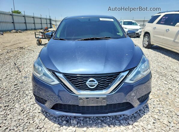 3N1AB7AP9HY285806 2017 NISSAN SENTRA Blue Front view
