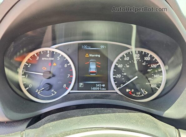3N1AB7AP9HY285806 2017 NISSAN SENTRA Blue Instrument cluster view