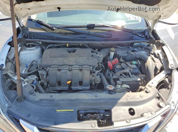 3N1AB7AP9HY306699 2017 NISSAN SENTRA Белый Вид задней части салона