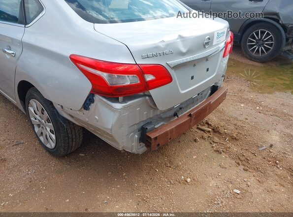 3N1AB7AP9HY316648 2017 NISSAN SENTRA Silver Դիմացի տեսք