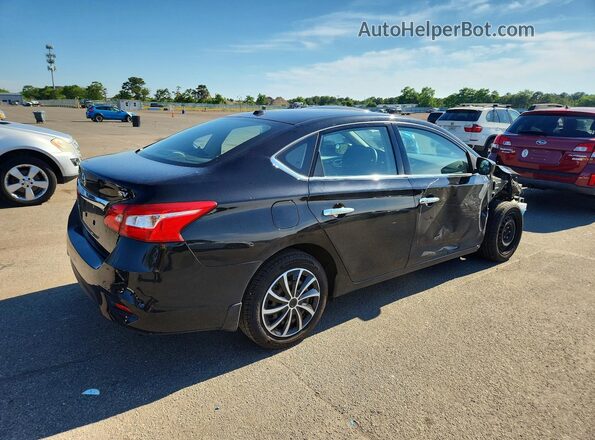 3N1AB7AP9HY318108 2017 NISSAN SENTRA Black Rear right