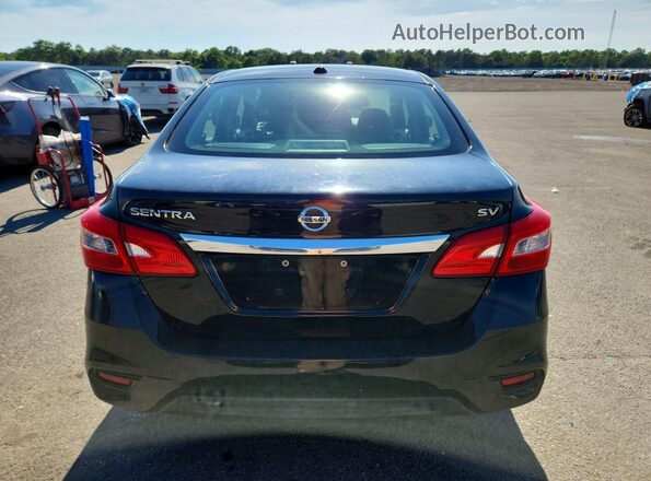 3N1AB7AP9HY318108 2017 NISSAN SENTRA Black Rear view