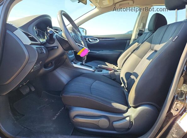 3N1AB7AP9HY318108 2017 NISSAN SENTRA Black Front interior view