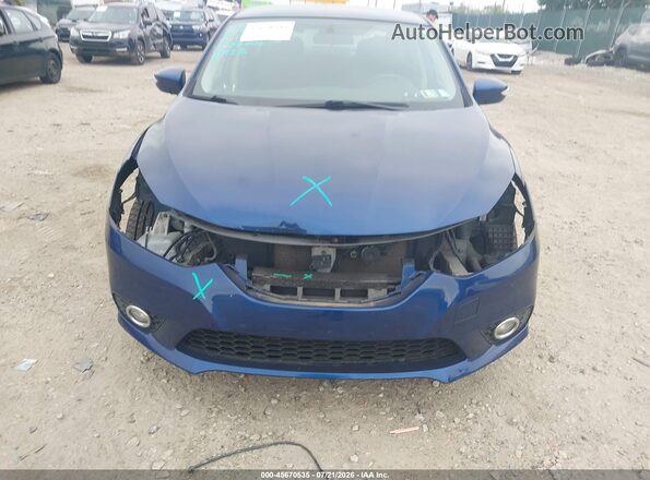 3N1AB7AP9HY320487 2017 NISSAN SENTRA Dark Blue Front view