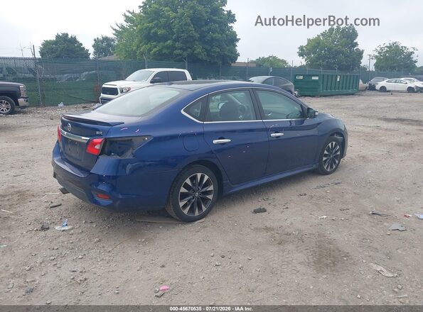 3N1AB7AP9HY320487 2017 NISSAN SENTRA Dark Blue Rear right