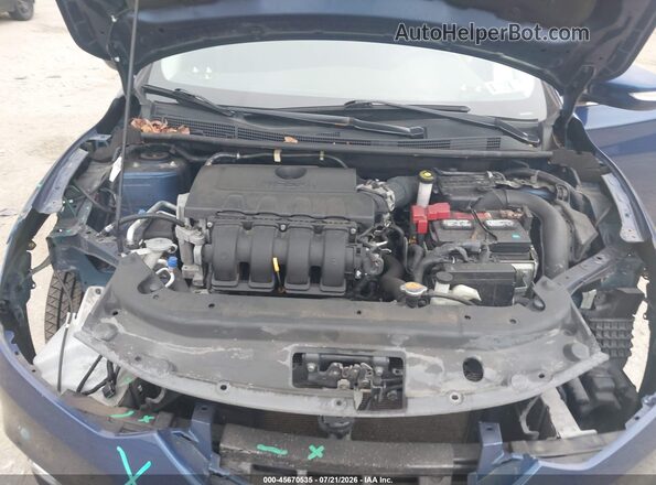 3N1AB7AP9HY320487 2017 NISSAN SENTRA Dark Blue Rear view