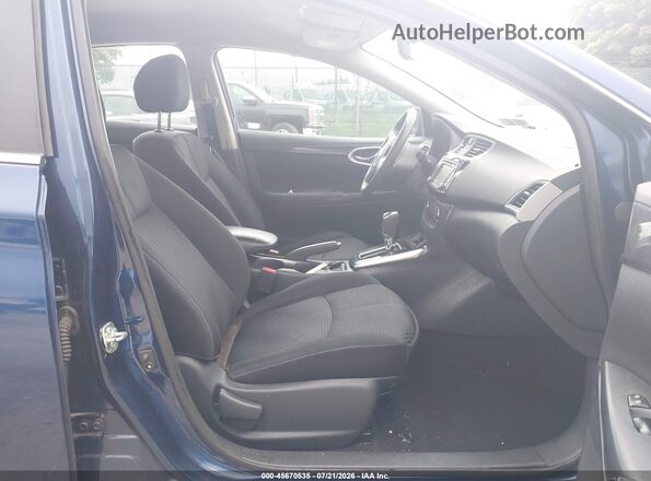 3N1AB7AP9HY320487 2017 NISSAN SENTRA Dark Blue Front interior view