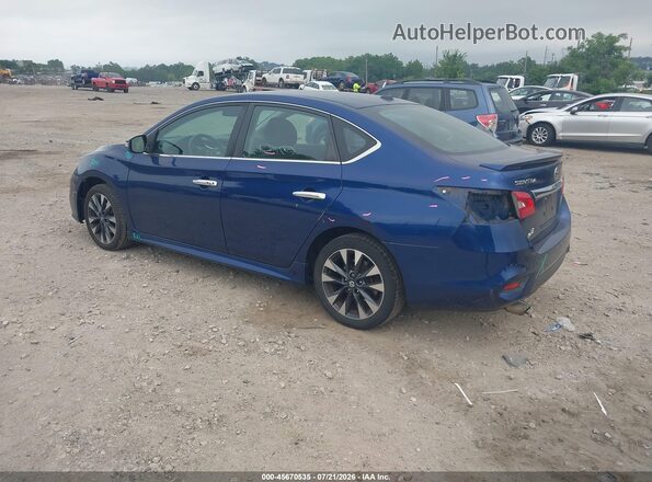 3N1AB7AP9HY320487 2017 NISSAN SENTRA Dark Blue Rear left