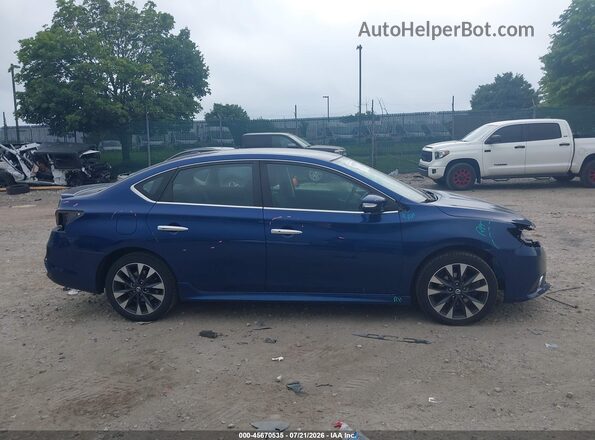 3N1AB7AP9HY320487 2017 NISSAN SENTRA Dark Blue 360 interior view