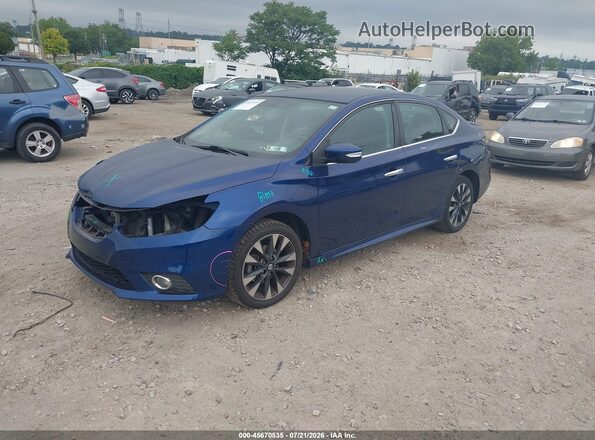 3N1AB7AP9HY320487 2017 NISSAN SENTRA Dark Blue Front left