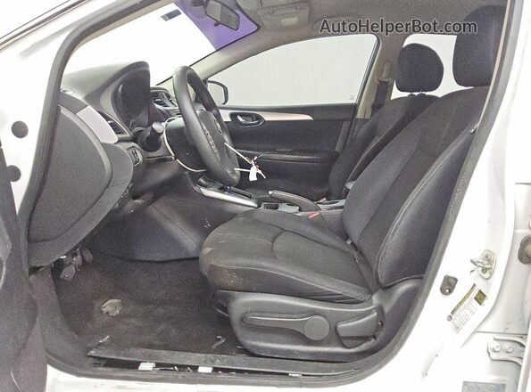 3N1AB7AP9HY327326 2017 NISSAN SENTRA White Вид салону спереду