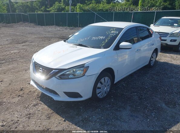 3N1AB7AP9HY330243 2017 NISSAN SENTRA White Vista tres cuartos delantera izquierda