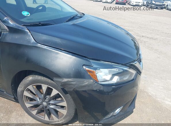 3N1AB7AP9HY335412 2017 NISSAN SENTRA Черный Вид спереди