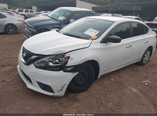 3N1AB7AP9HY336026 2017 NISSAN SENTRA White Vista tres cuartos delantera izquierda