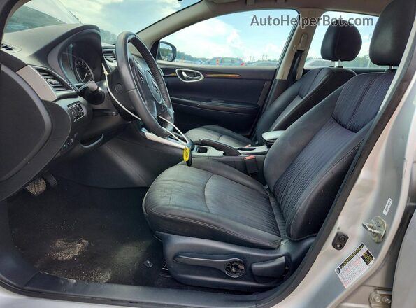 3N1AB7AP9HY350783 2017 NISSAN SENTRA Silver Սալոնի դիմացի տեսք