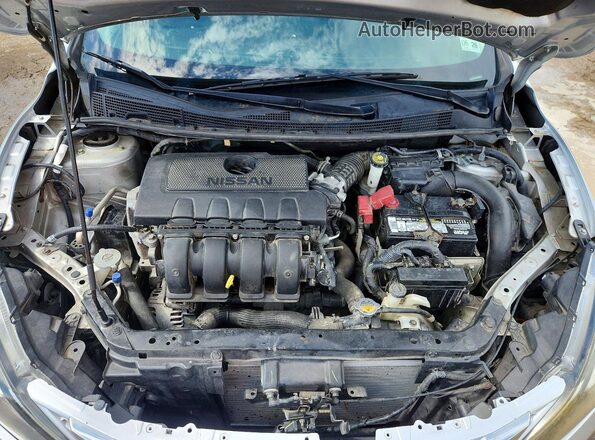 3N1AB7AP9HY350783 2017 NISSAN SENTRA Silver Սալոնի հետևի տեսք