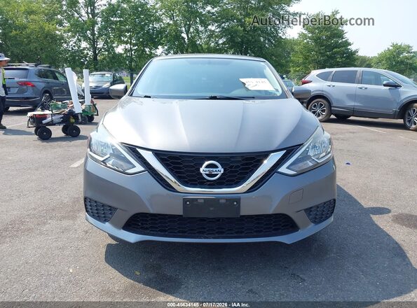 3N1AB7AP9HY361346 2017 NISSAN SENTRA Gray წინა პანელის ხედი