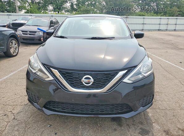 3N1AB7AP9HY365705 2017 NISSAN SENTRA Черный Вид спереди