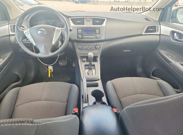 3N1AB7AP9HY365705 2017 NISSAN SENTRA Черный Вид панели приборов