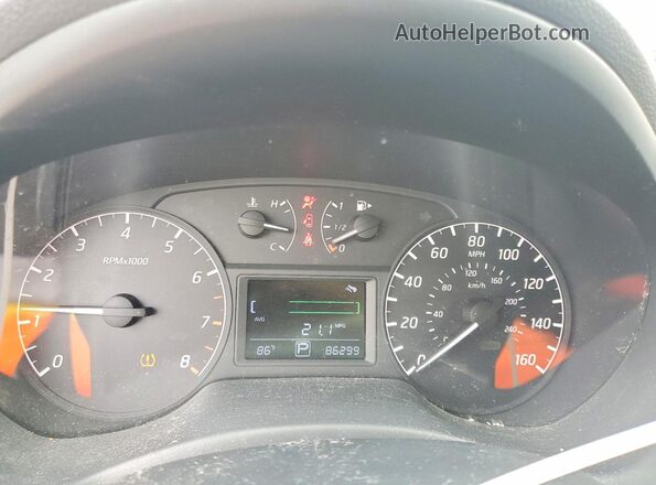 3N1AB7AP9HY365705 2017 NISSAN SENTRA Черный Вид щитка приборов