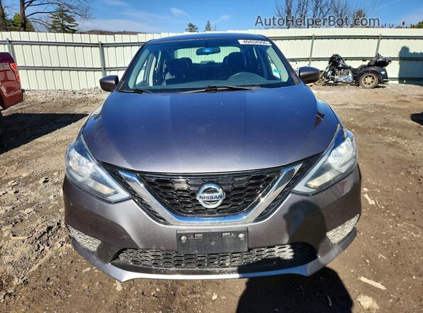 3N1AB7AP9HY371083 2017 NISSAN SENTRA Gray წინა ხედი