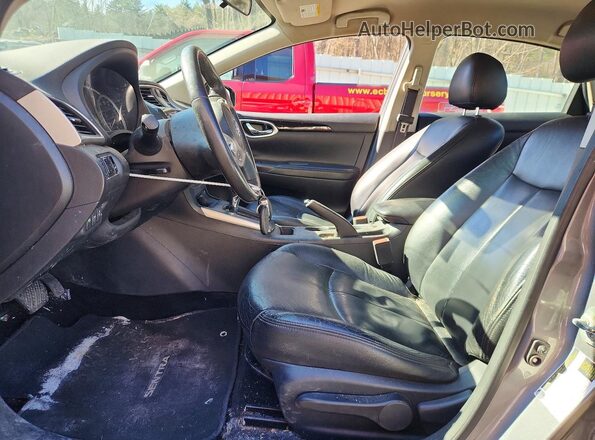 3N1AB7AP9HY371083 2017 NISSAN SENTRA Gray წინა სალონის ხედი