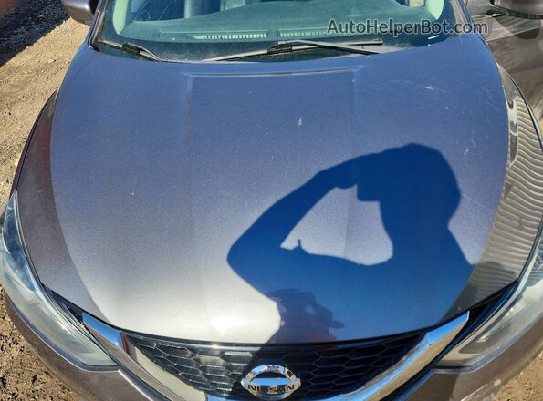 3N1AB7AP9HY371083 2017 NISSAN SENTRA Gray უკანა სალონის ხედი