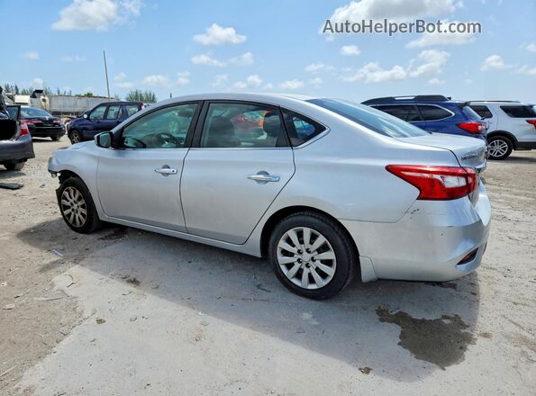 3N1AB7AP9HY372766 2017 NISSAN SENTRA Silver უკანა მარცხენა