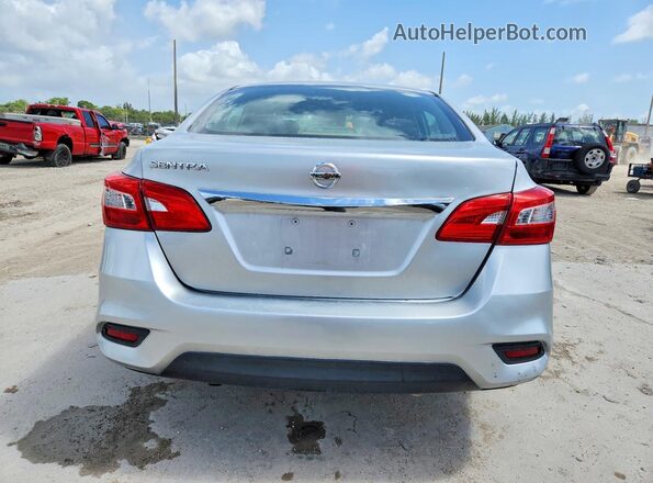 3N1AB7AP9HY372766 2017 NISSAN SENTRA Silver უკანა ხედი