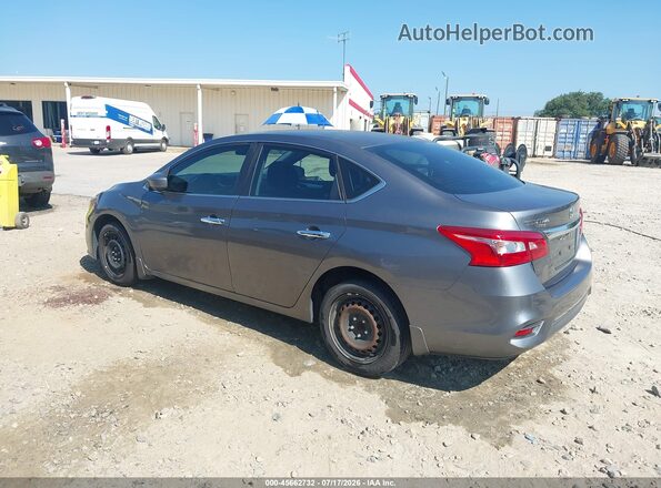 3N1AB7AP9HY385260 2017 NISSAN SENTRA Silver Trasero izquierdo